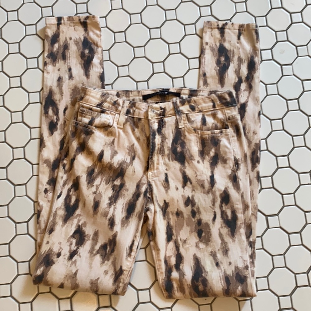 Joe’s skinny leopard print pants 27